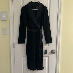 Brand New Adrianna Papell Crepe Tuxedo Jumpsuit